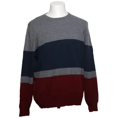 Strickpullover (Grau, Blau, Rot) von Barba Napoli Kaschmir