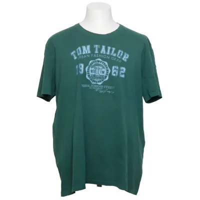 T-shirt (Groen) van Tom Tailor Katoen