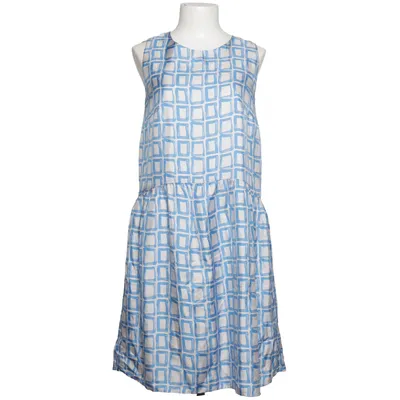 Robe (Bleu, Blanc) de 0039 Italy Acétate, Polyester, Soie
