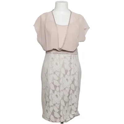 Robe (Beige, Blanc) de Styles by Steps Coton, Élasthane, Nylon, Polyester