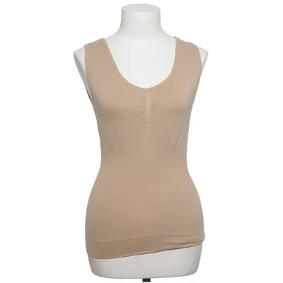 Haut de vêtement sculptant (Beige) de Queentex Élasthane, Polyamide