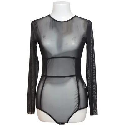 Romper (Zwart) van Zara Woman Collection Elastaan, Polyester