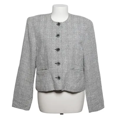 Blazer (Gray, White, Black) from Zaza Acrylic, Polyamide, Polyester, Viscose