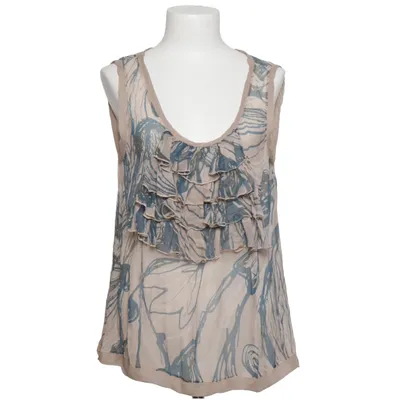 Top (Beige, Blue) from Tandem Silk