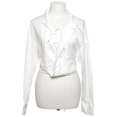Wrap blouse (White) from Meshki Cotton