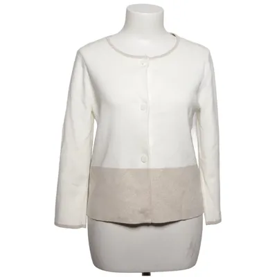 Cardigan (Wit, Beige) van Purdey Katoen, Elastaan, Polyamide