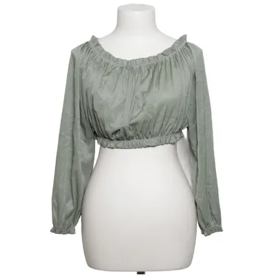 Crop top (Groen) van Zara Woman Collection Polyamide, Polyester
