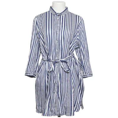 Shirt dress (Blue, White) from Eterna Cotton