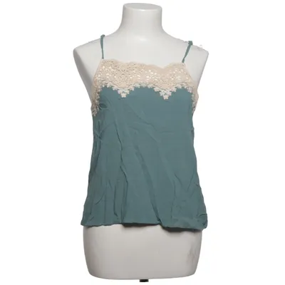 Tanktop (Blauw, Beige) van Meisïe Linnen, Viscose