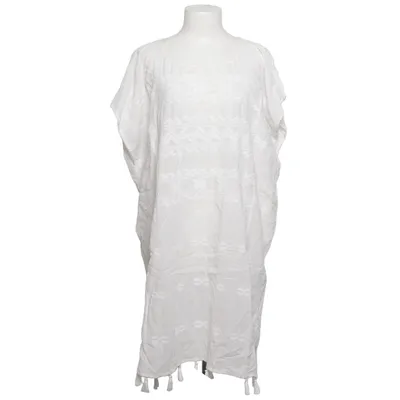 Strandkjole (Hvid) fra Star Mela Bomuld, Viscose