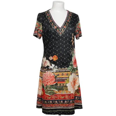 Dress (Black, Multicolored) from 101 Idees Elastane, Polyester