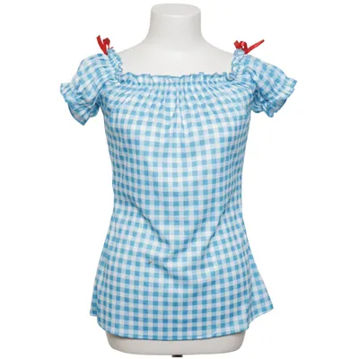 Dirndl blouse (Blue, White) from Party Mix Polyester