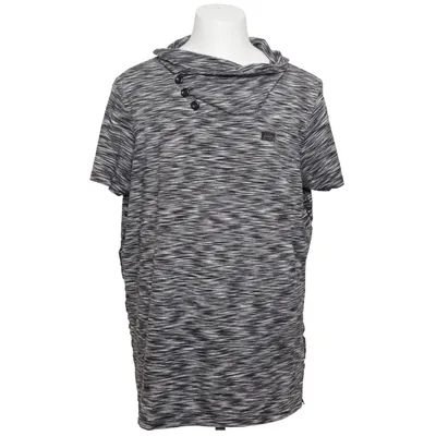Henley Shirt (Grau, Schwarz, Weiß) von Much More Baumwolle, Elasthan, Polyester