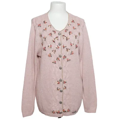 Cardigan (Rose) de Alphorn Acrylique, Lin, Polyamide