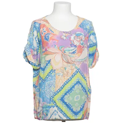 Top (Blue, Multicolored) from Made in italy Viscose