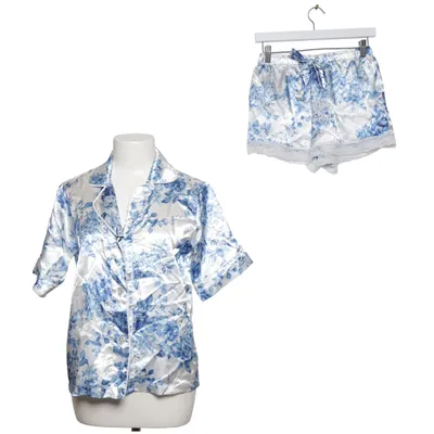Pajamas (Blue, White) from Flora Polyester