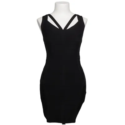 Jurk (Zwart) van Herve Leger Elastaan, Polyamide, Viscose