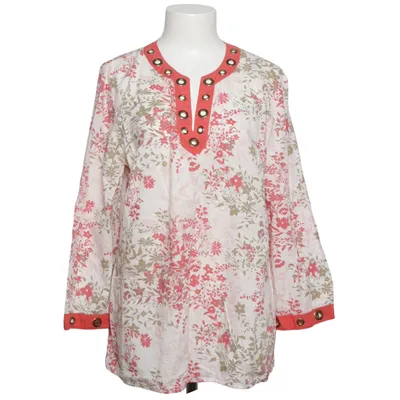 Blouse (White, Red, Green) from JM Collection Cotton