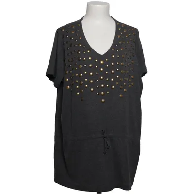 T-shirt (Grijs) van Mia Linea Katoen, Polyester