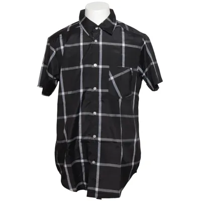 Kortärmad skjorta (Svart, Grå) från Identic Man Bomull, Polyester