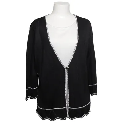 Strickjacke (Schwarz, Weiß) von Encadée