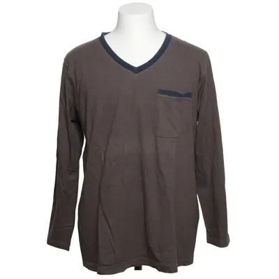 Langarmshirt (Grau, Blau) von Livergy Baumwolle