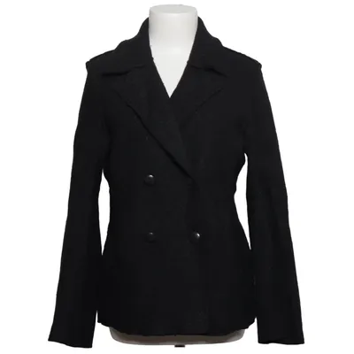 Cabanjacke (Schwarz) von L.O.G.G by H&M Viskose, Wolle