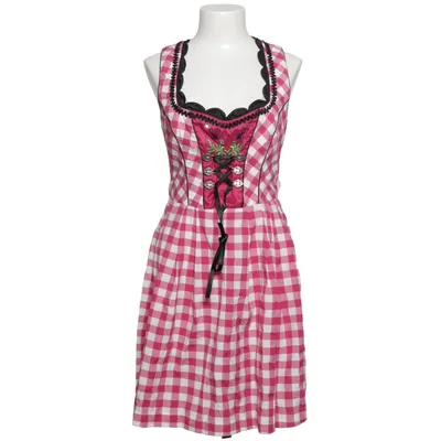 Dirndl (Rosa, Vit) från Fuchs Trachtenmoden Bomull, Polyester