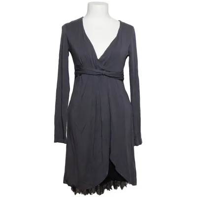 Wrap dress (Gray, Black) from Twin Set Simona Barbieri Elastane, Viscose