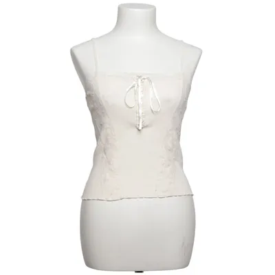 Tanktop (Weiß) von Miss Selfridge Baumwolle