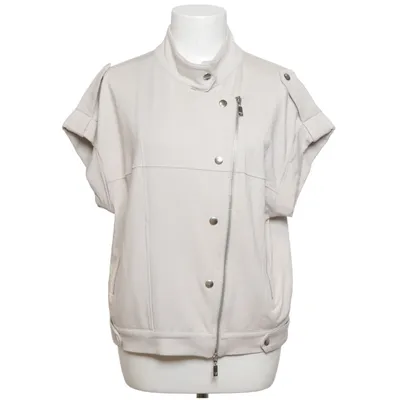 Biker vest (Beige) from Monari Cotton, Elastane, Modal