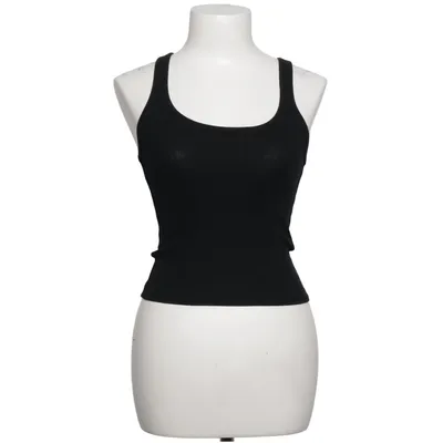 Tank Top (Black) from Bershka Cotton, Elastane