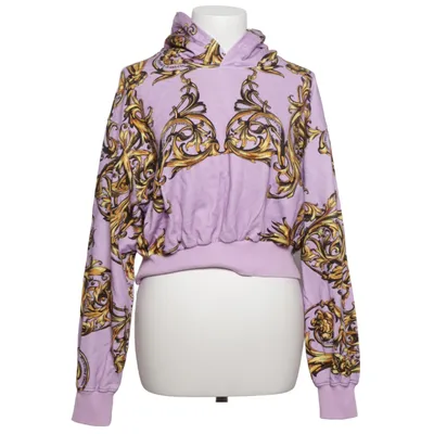 Hoodie (Purple, Yellow, Multicolored) from Versace Jeans Couture Cotton, Elastane