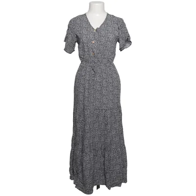 Maxi dress (Black, White) from Defox Cotton