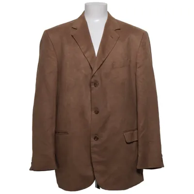Blazer (Beige) from President Polyester, Viscose