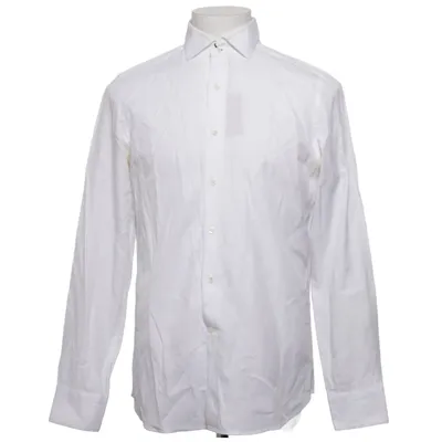 Shirt (Wit) van Canali Katoen