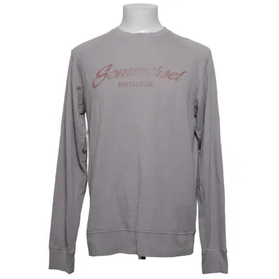 Sweatshirt (Gray) from Jack & Jones Vintage Cotton, Polyester, Viscose