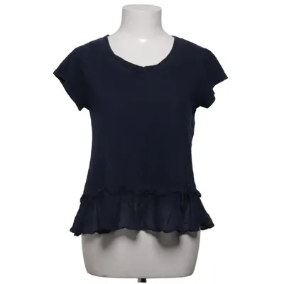 Peplum top (Blauw) van Tessie Katoen