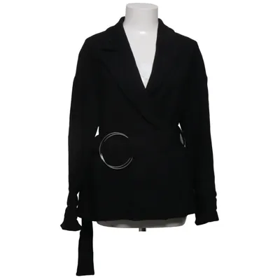 Blazer (Black) from Zara Woman Studio Viscose, Wool