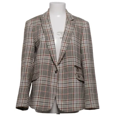 Blazer (Beige, Meerkleurig) van Mos Mosh Katoen, Elastaan, Polyamide, Polyester
