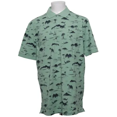 Poloshirt (Groen) van Dressmann Katoen, Elastaan