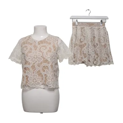 Set (Beige, Vit) Elastan, Polyester