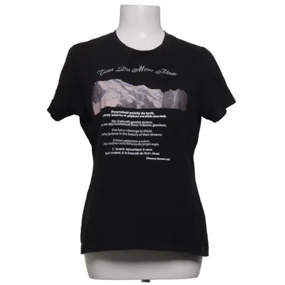 T-shirt (Zwart) van Adler Katoen