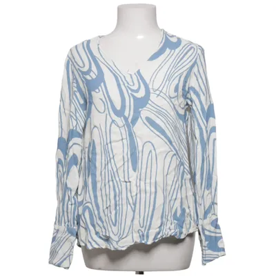 Bluse (Blau, Weiß) von Wallmann Viskose