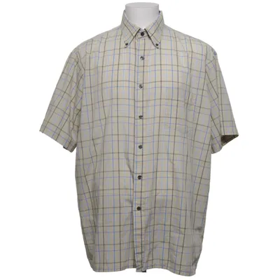 Kortærmet skjorte (Beige, Blå, Flerfarvet) fra Atlant Bomuld, Polyester