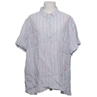Korte mouwen shirt (Wit, Blauw, Meerkleurig) van Lands' End Linnen