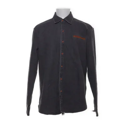 Jeansskjorta (Grå) från Coofandy Bomull, Elastan, Polyester