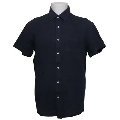 Korte mouwen shirt (Blauw) van Strömberg Katoen, Linnen
