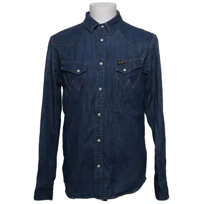 Jeansskjorte (Blå) fra Wrangler Bomuld