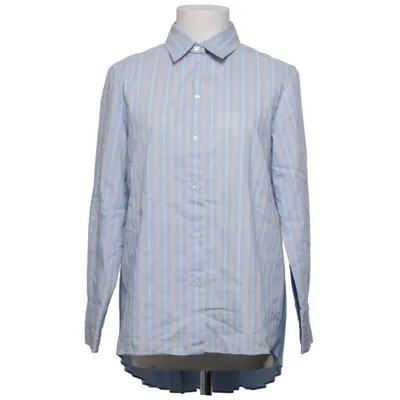 Skjorte (Blå, Hvid) fra Sandro Bomuld, Polyester, Viscose